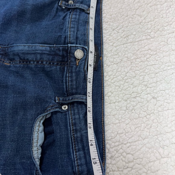 Banana Republic High Rise Classic Straight Leg Jeans Medium Wash Sz 31/12 - Picture 3 of 6